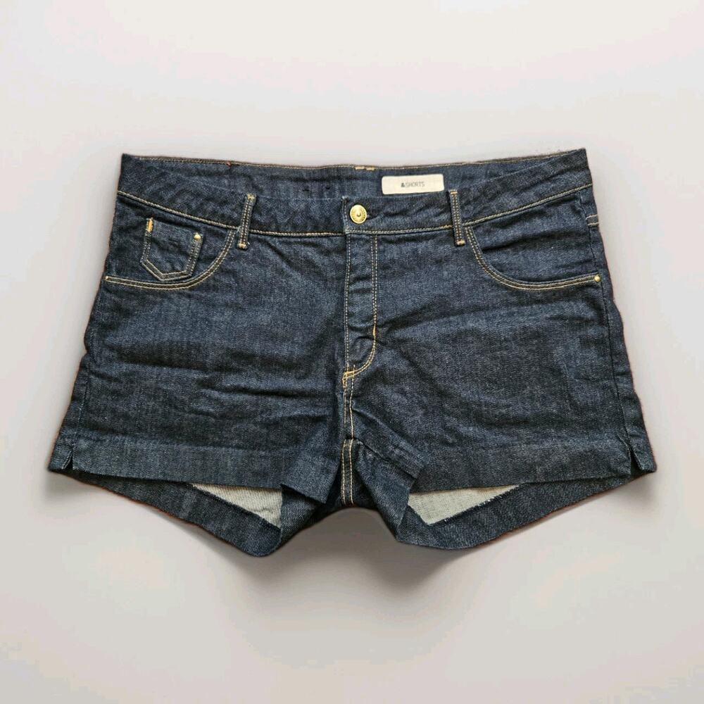 H&M Dark Wash Blue DenimShorts Women’s Size 44/ XL/ 12-14